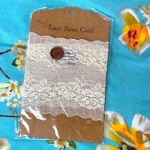 Lace boot cuffs
